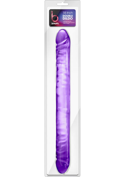 18`` Double Dildo Purple