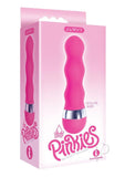 Pinkies Sili-Coat Mini Vibe Curvy 4"