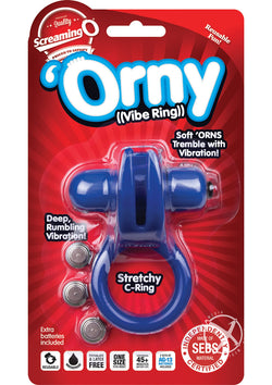 Orny Vibrating Ring Blue