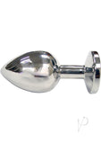 Rouge Anal Butt Plug Lg Stainless Steel