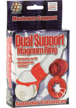 Dual Support Magnum Ring - Red