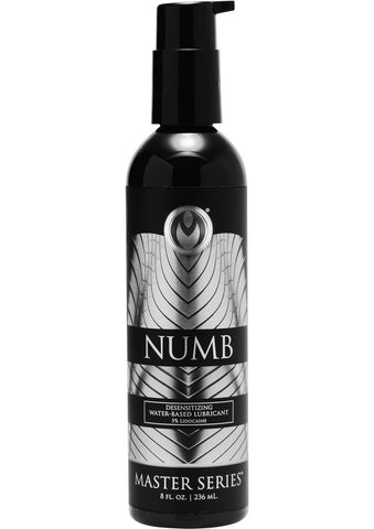 Ms Numb Desensitize Water Base Lube 8Oz