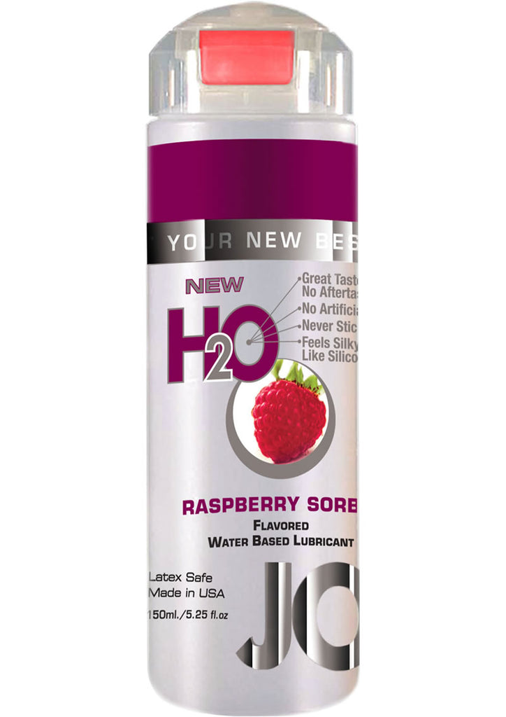 Jo H2O Flavor Lube Raspberry Sorbet 4Oz