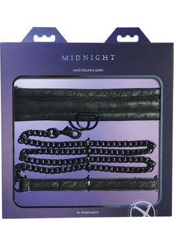 Midnight Lace Collar And Leash