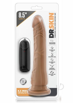 Dr Skin Vibe 8.5 Cock W/Suction Mocha