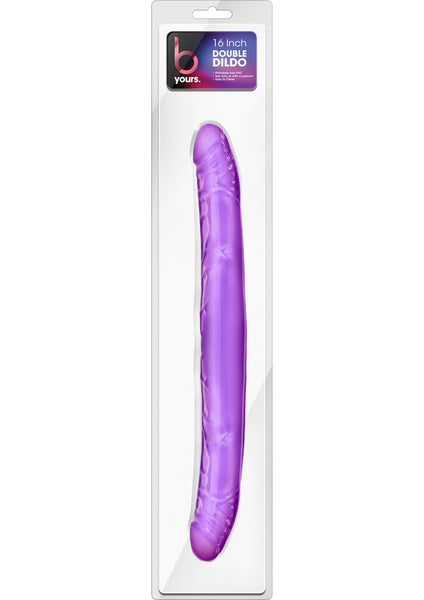 16" Double Dildo Purple