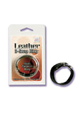 Black Leather Cock Ring