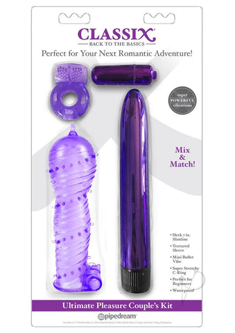 Classix Ult Pleasure Couples Kit Purple