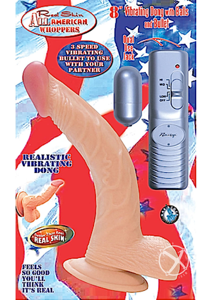 All American Whoppers W/ Balls 8 Vibrating