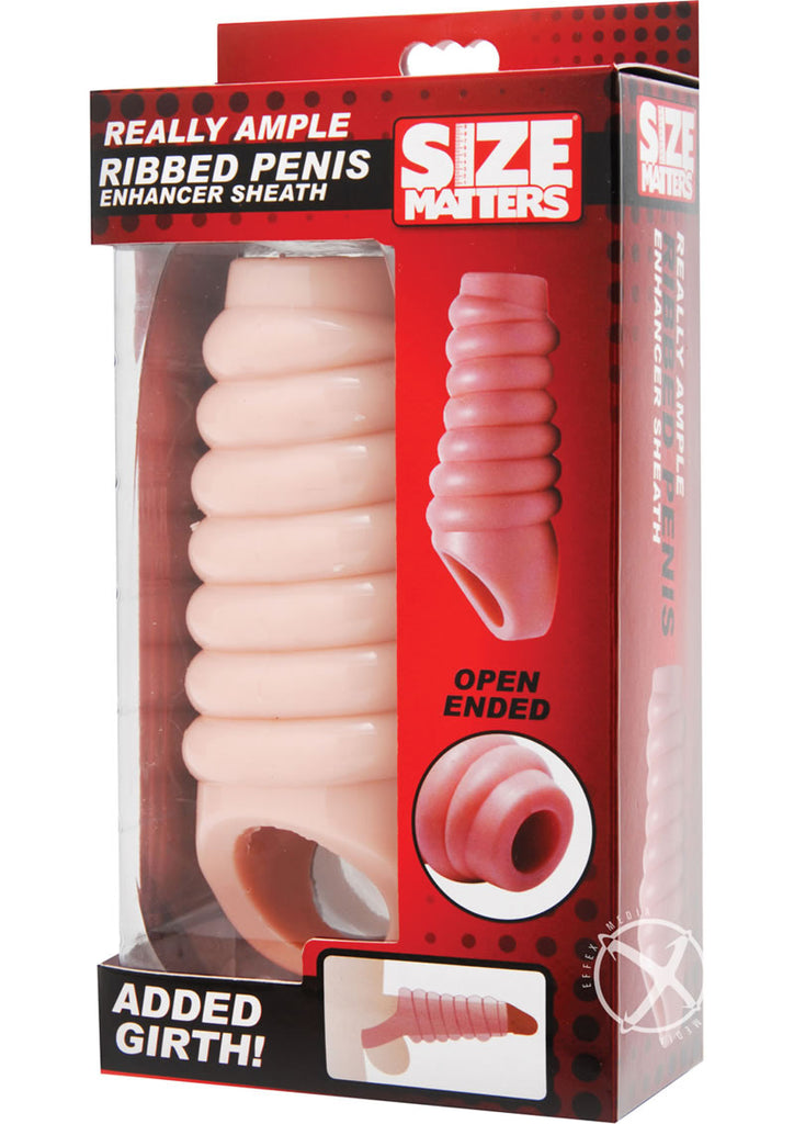 Size Matters Ribbed Penis  Sheath