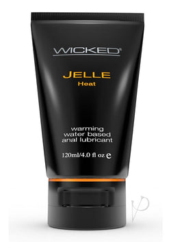 Wicked Jelle Heat Waterbase Anal Gel 4Oz