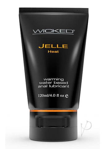 Wicked Jelle Heat Waterbase Anal Gel 4Oz