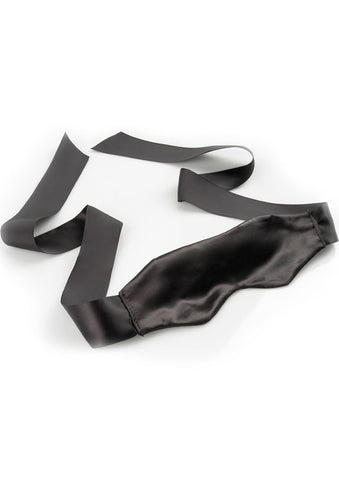 Ffle Satin Blindfold Black