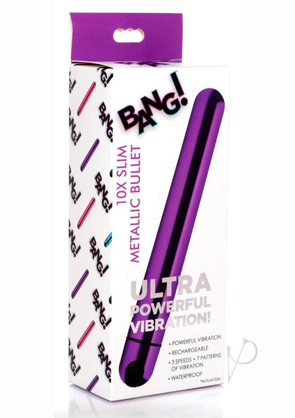 Bang 10X Slim Metallic Bullet Purple