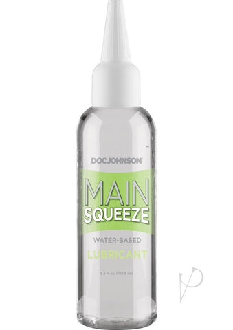 Main Squeeze Water Based Lube 3.4Oz