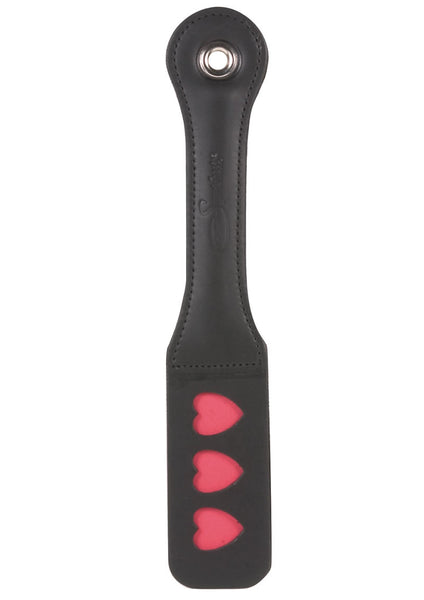 12 Leather Heart Impression Paddle