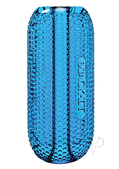 Jack It Stroker Jelly Textured Masturbator Cobalt