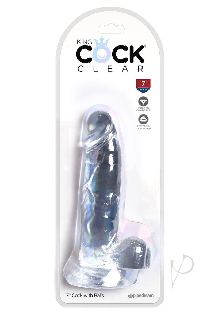 Kc 7 Cock W/Balls Clear