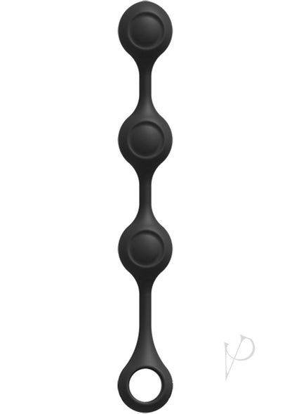 Kink Weighted Silicone Anal Balls Black