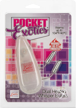 Pocket Exotic Dual Heated Whisper Bullet