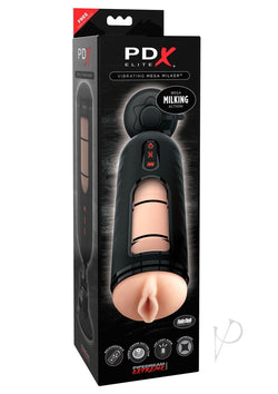 Pdx Elite Vibrating Milker Realistic Masturbator Flesh