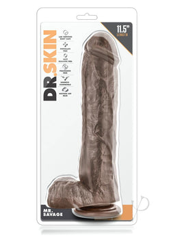 Dr Skin Mr Savage 11.5 Dildo Chocolate