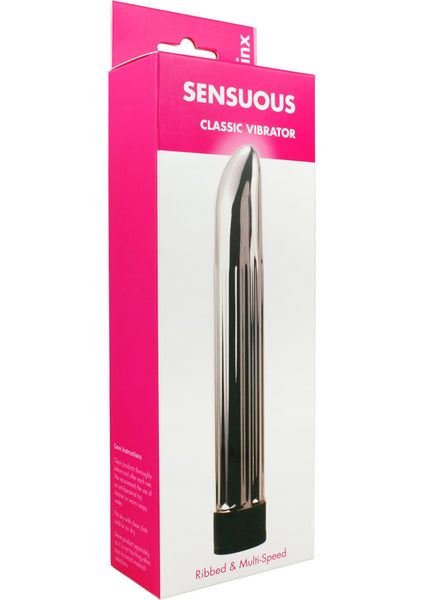 Sensuous Ribbed Vibrator Minx Silver