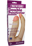 Vac U Lock Natural Dbl Penetrator