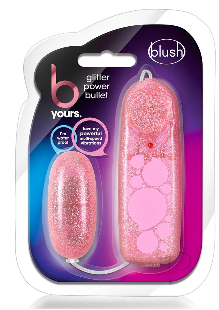 B Yours Glitter Power Bullet Pink