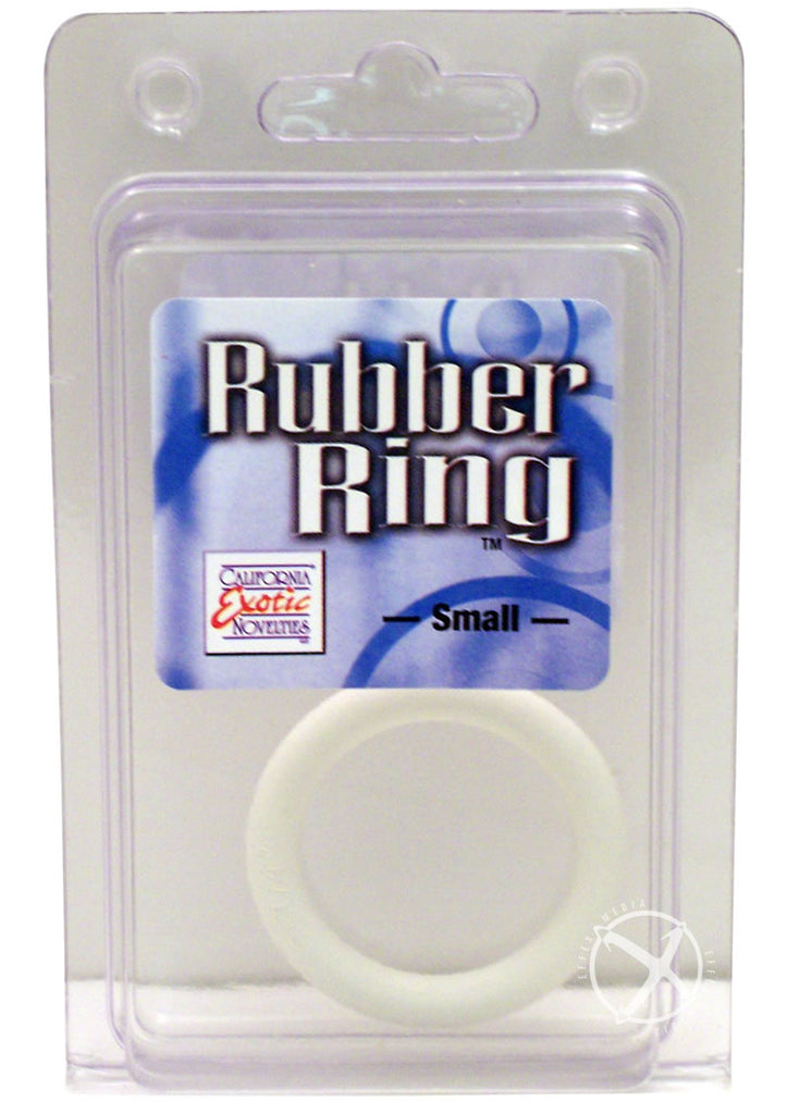 Rubber Cock Ring White Small