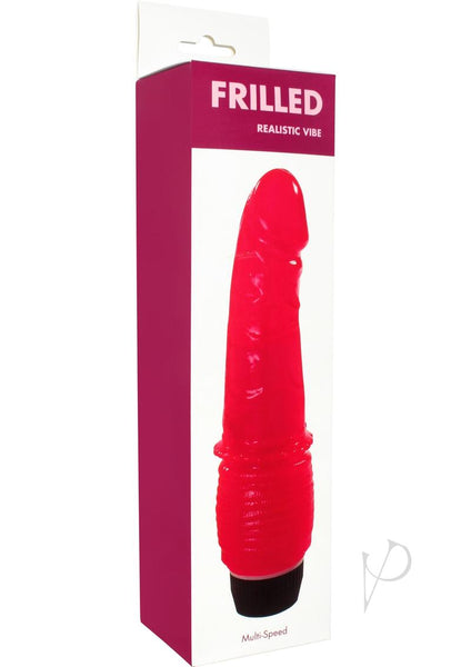 Frilled Realistic Vibrator Kinx