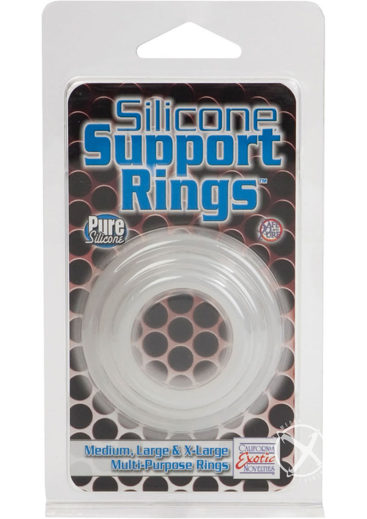 Silicone Support Rings - Clear