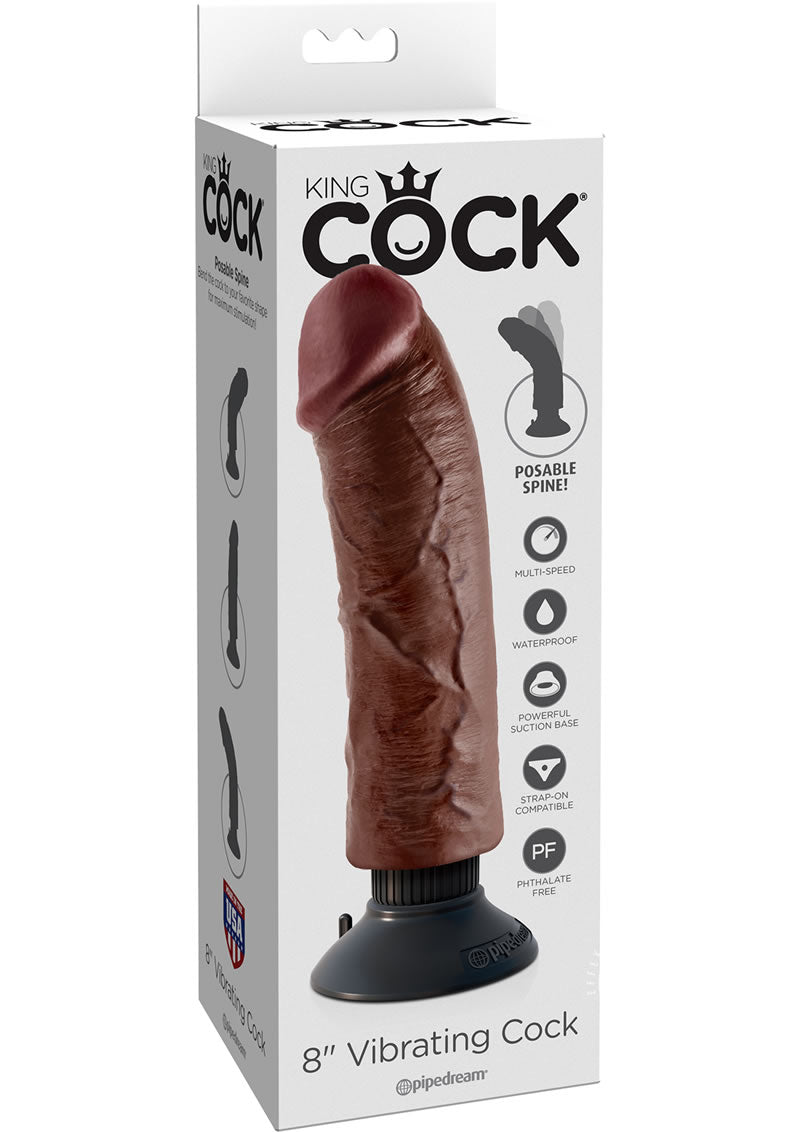 Kc 8 Vibrating Cock Brown