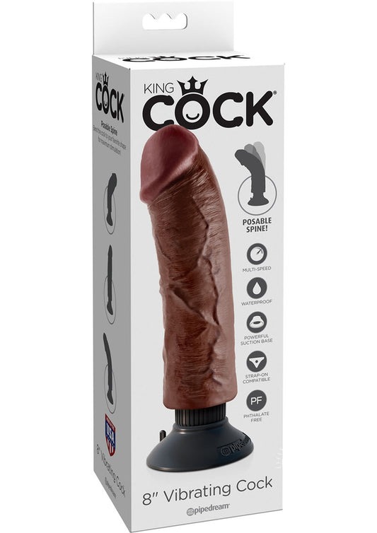 Kc 8 Vibrating Cock Brown