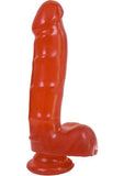 Jelly Jewel Cock W/Suct Cup Ruby