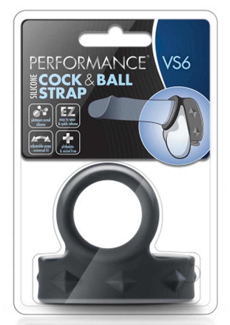 Performance Vs6 Cock And Ball Strap Blk