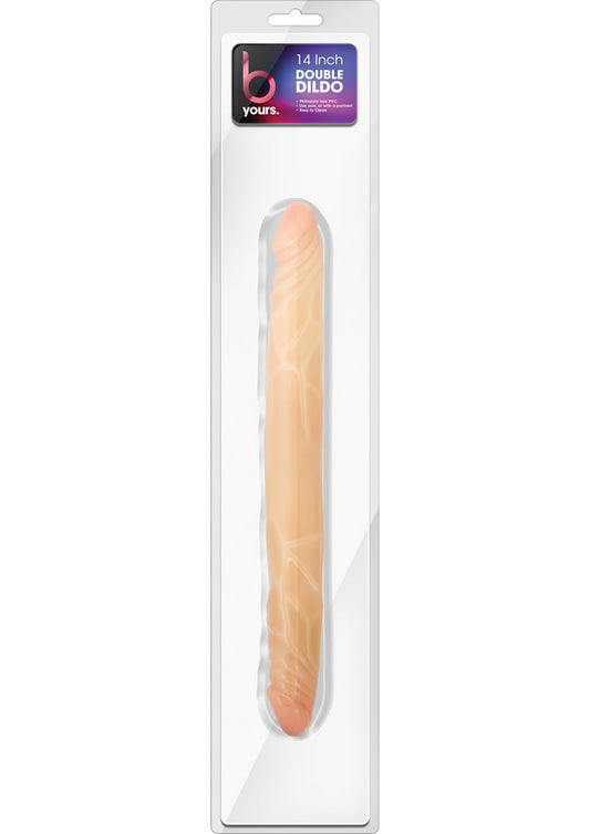 14`` Double Dildo Beige