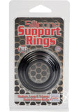 Silicone Support Rings - Black