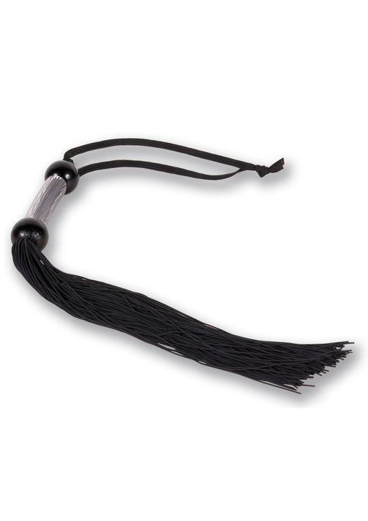 22 Large Rubber Whip - Black